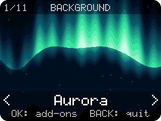 NumVisuals: moving backgrounds, from northern lights to a lava lamp